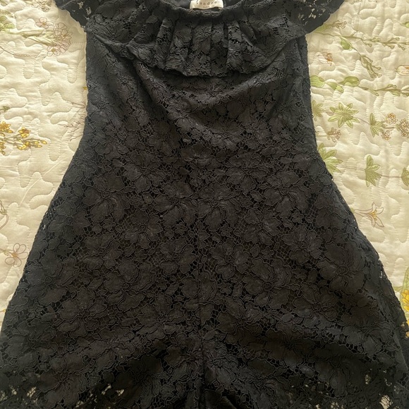 Sandro Black Off-Shoulder Sheath Mini Dress - Picture 1 of 5